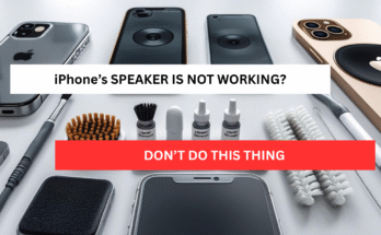 Clean iphone speaker